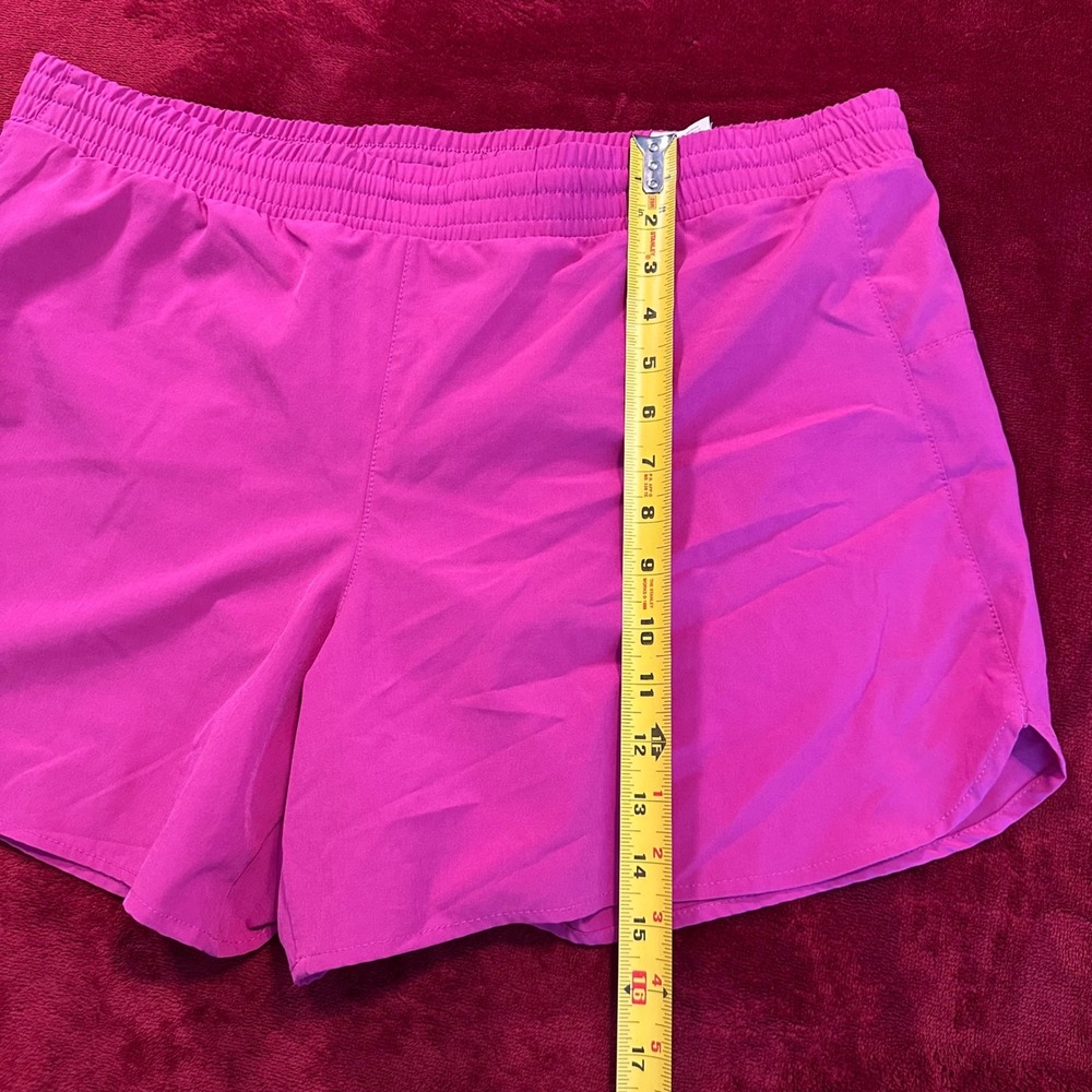 Columbia Womens Pink Active Running Hiking Shorts XL Drawstring Built-in Liner - Picture 5 of 7